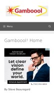 How gamboool.com looks like on a mobile device such as an iPhone.