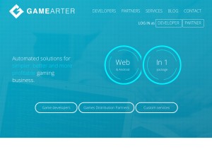 How gamearter.com looks like on a tablet such as an iPad.