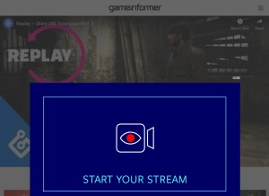 How gameinformer.com looks like on a tablet such as an iPad.
