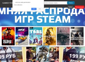 How gamez-torrent.com looks like on a tablet such as an iPad.