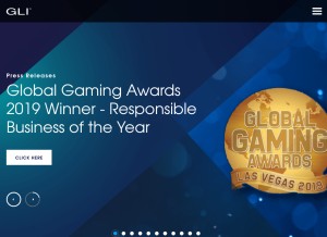 How gaminglabs.com looks like on a tablet such as an iPad.