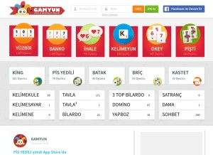 How gamyun.net looks like on a tablet such as an iPad.