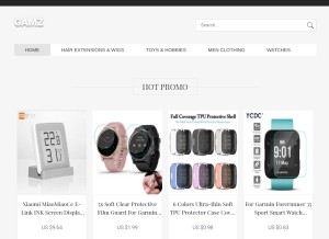 How gamz.me looks like on a tablet such as an iPad.