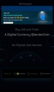 How gandercoin.com looks like on a mobile device such as an iPhone.
