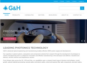 How gandh.com looks like on a tablet such as an iPad.