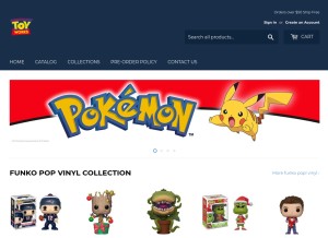 How garrisoncitytoyworks.com looks like on a tablet such as an iPad.