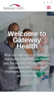 How gatewayhealthplan.com looks like on a mobile device such as an iPhone.