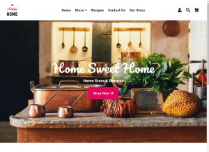 How gatsbyhome.com looks like on a tablet such as an iPad.