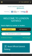 How gatwickairport.com looks like on a mobile device such as an iPhone.