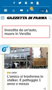 How gazzettadiparma.it looks like on a mobile device such as an iPhone.