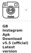 How gbinstaa.com looks like on a mobile device such as an iPhone.