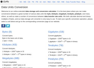 How gbmb.org looks like on a tablet such as an iPad.