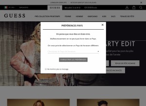 How gbyguess.com looks like on a tablet such as an iPad.