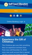 How gcefcu.org looks like on a mobile device such as an iPhone.