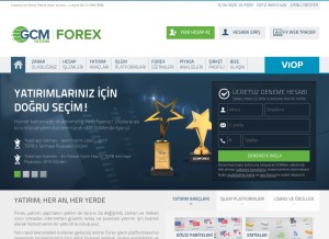 How gcmforex.com looks like on a tablet such as an iPad.