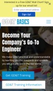 How gdandtbasics.com looks like on a mobile device such as an iPhone.