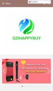 How gdhappybuy.com looks like on a mobile device such as an iPhone.