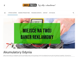 How gdyniaakumulatory.pl looks like on a tablet such as an iPad.