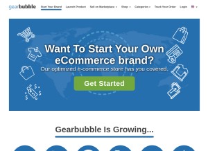 How gearbubble.com looks like on a tablet such as an iPad.