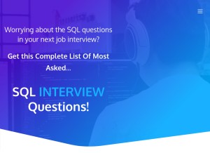 How geekinterview.net looks like on a tablet such as an iPad.