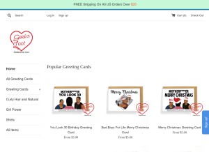 How geeksloot.com looks like on a tablet such as an iPad.