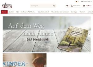 How gehe-hin.de looks like on a tablet such as an iPad.