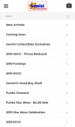 How geminicollectibles.net looks like on a mobile device such as an iPhone.