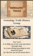 How genealogytrails.com looks like on a mobile device such as an iPhone.