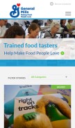 How generalmills.com looks like on a mobile device such as an iPhone.