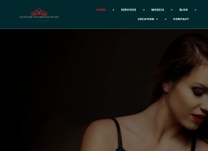 How genuineescortsinpune.com looks like on a tablet such as an iPad.