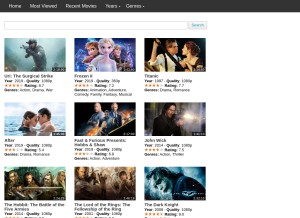 How genvideos.com looks like on a tablet such as an iPad.