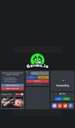 How germs.io looks like on a mobile device such as an iPhone.