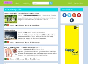 How geschenke-berlin.eu looks like on a tablet such as an iPad.