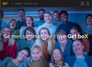 How get.no looks like on a tablet such as an iPad.