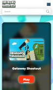 How getawayshootout.io looks like on a mobile device such as an iPhone.