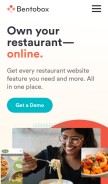 How getbento.com looks like on a mobile device such as an iPhone.