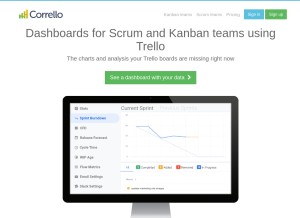 How getcorrello.com looks like on a tablet such as an iPad.