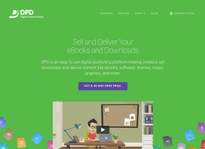 How getdpd.com looks like on a tablet such as an iPad.