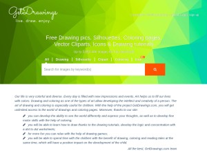 How getdrawings.com looks like on a tablet such as an iPad.