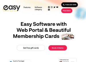 How geteasysoftware.com looks like on a tablet such as an iPad.