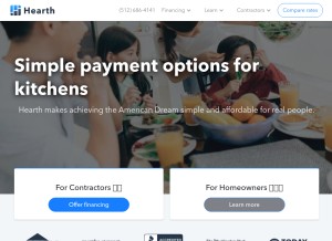 How gethearth.com looks like on a tablet such as an iPad.