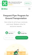How getmiles.com looks like on a mobile device such as an iPhone.