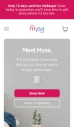 How getmysa.com looks like on a mobile device such as an iPhone.