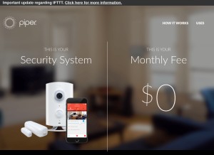 How getpiper.com looks like on a tablet such as an iPad.