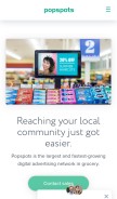 How getpopspots.com looks like on a mobile device such as an iPhone.
