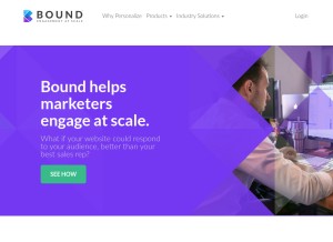 How getsmartcontent.com looks like on a tablet such as an iPad.