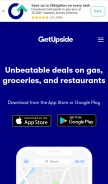 How getupside.com looks like on a mobile device such as an iPhone.