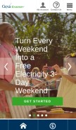 How gexaenergy.com looks like on a mobile device such as an iPhone.