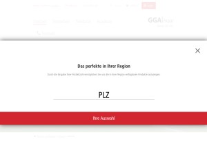 How ggamaur.net looks like on a tablet such as an iPad.