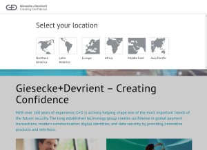 How gi-de.com looks like on a tablet such as an iPad.